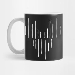 White Stripes Pattern Mug